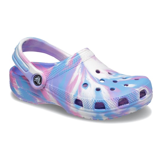 Klapki dziecięce Crocs Classic Marbled Clog K kolorowe 207464-102 38-39 EU Crocs