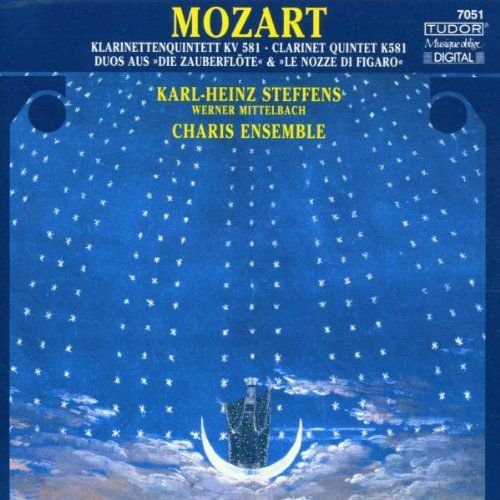 Klarinettenquintett KV 581, Duos aus Die Zauberflötte & Le Nozze di Figaro Karl-Heinz Steffens, Werner Mittelbach, Charis Ensemble Various Artists