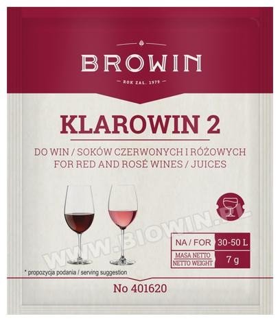 Klarowin2 10g do klarowania win czerwonych BIOWIN Biowin