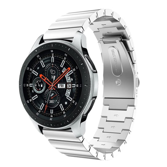 Klasyczna bransoleta Samsung Galaxy Watch 46 mm ze stali nierdzewnej – Srebro Avizar