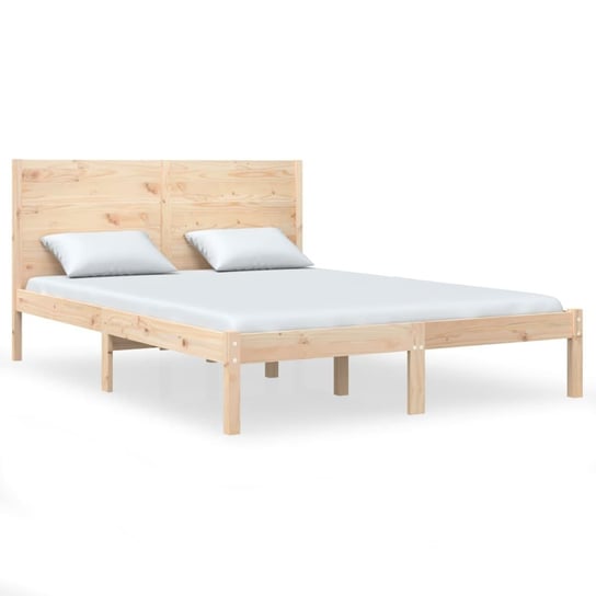 Klasyczna drewniana rama łóżka 140x200 cm Inna marka