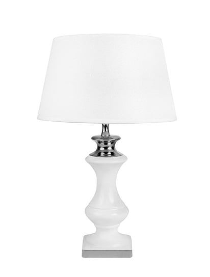 Klasyczna lampa biała stołowa 4-674 Sofer