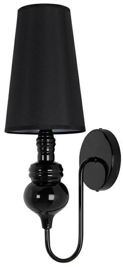 Klasyczna lampa ścienna Queen MSE010100225 czarna Moosee