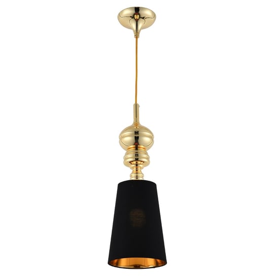 Klasyczna lampa wisząca QUEEN MP-8846-18 abażurowy zwis czarny Step Into Design
