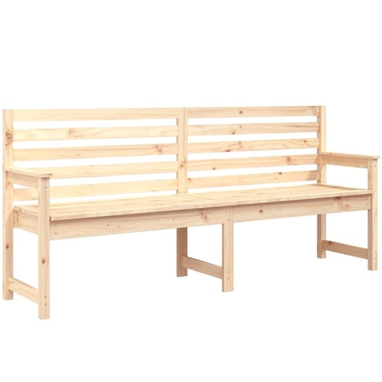 Klasyczna ławka drewniana 203,5 x 48 x 91,5 cm, so / AAALOE Inna marka