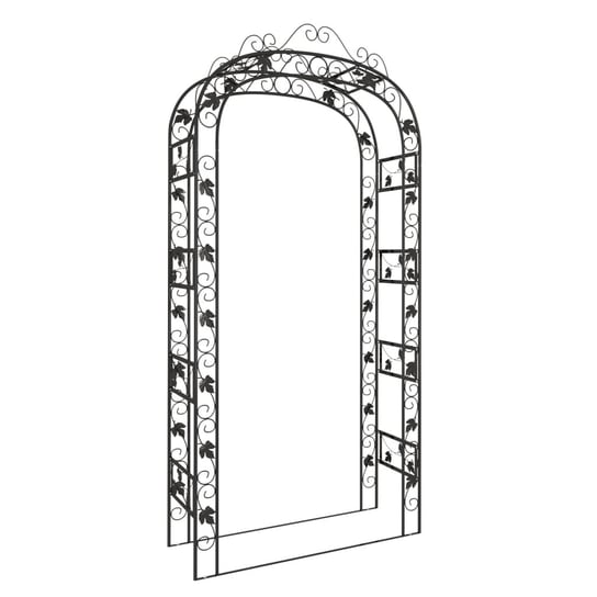 Klasyczna pergola stalowa 116x45x240 cm, czarna Zakito Europe