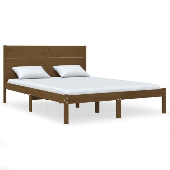Klasyczna rama łóżka drewniana 120x200 cm, kolor m Inna marka