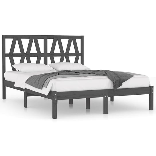 Klasyczna rama łóżka z litego drewna sosnowego, sz Inna marka