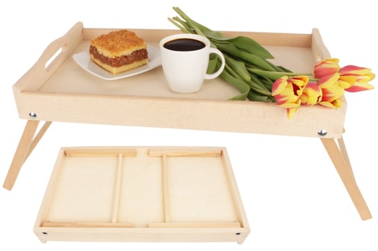 Klasyczna taca drewniana 50x30 cm - Wyjątkowy element dekoracyjny dla Twojej kuchni Woodcarver
