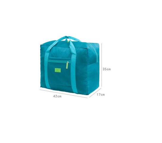 Klasyczna torba podróżna, sportowa - błękitna HEDO