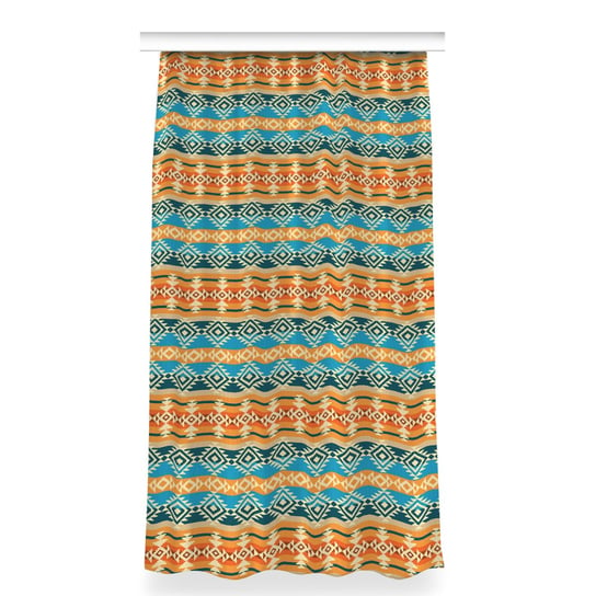 Klasyczna zasłona kolory 150x280 Wzór styl navajo, Fabricsy Fabricsy