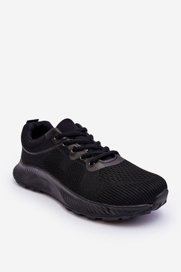 Klasyczne Męskie Sportowe Buty Sznurowane Czarne Jasper-45 Inna marka