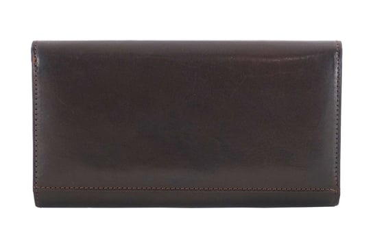 Klasyczne portfele skórzane damskie - Barberini's - Brązowy ciemny - Brązowy ciemny Barberinis