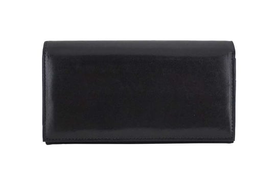 Klasyczne portfele skórzane damskie - Barberini's - Czarny - Czarny Barberinis