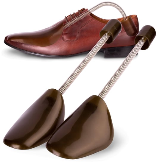 Klasyczne Prawidła Do Butów Sprężynowe Plastikowe Elastyczne Brązowe M 35-40 Inna marka