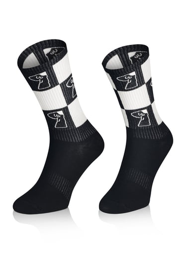 Klasyczne Skarpetki Toes And More – Classic Black With Square Logo 43-46 Inna marka