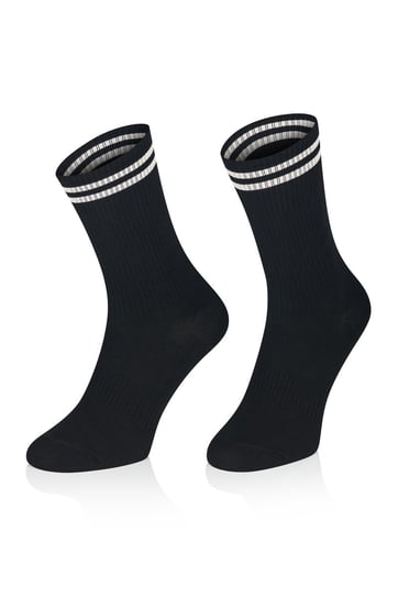 Klasyczne skarpetki Toes and More – TAMB7 Black /White 39-42 Toes and More