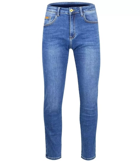 Klasyczne spodnie męskie jeansy niebieskie-38 Agrafka