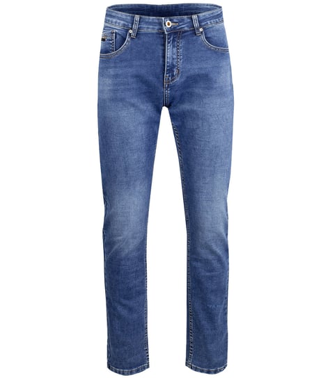 Klasyczne spodnie męskie jeansy prosta nogawka-33 Agrafka