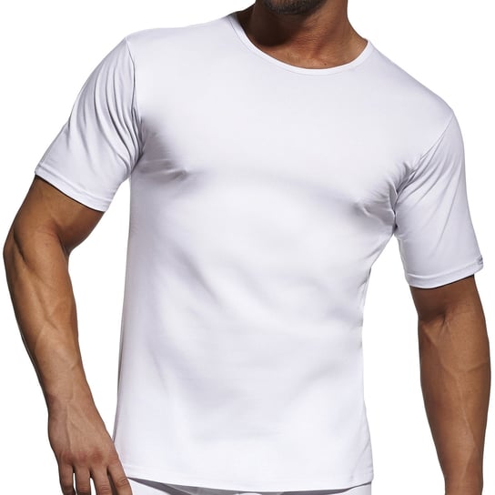 Klasyczny biały t-shirt podkoszulek męski 202 New Cornette CORNETTE