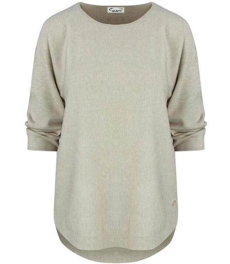 Klasyczny damski sweter oversize MALWINA-S/M Agrafka