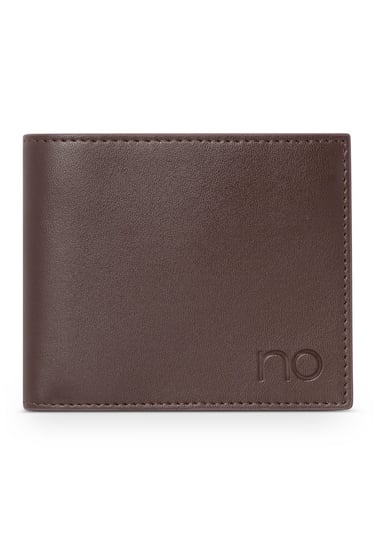 Klasyczny męski portfel Nobo brązowy Nobo