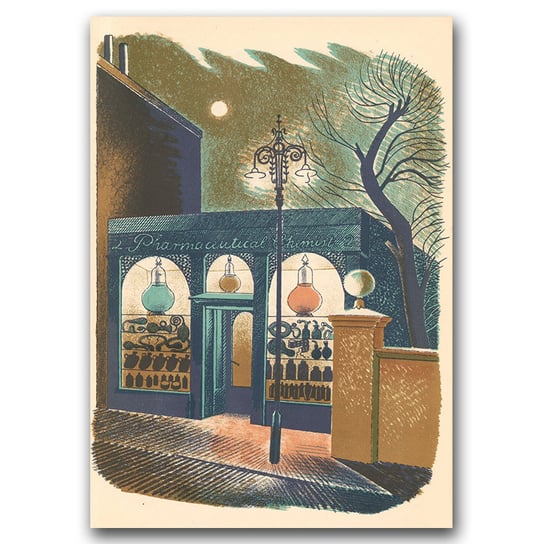 Klasyczny plakat do pokoju Eric Ravilious A2 Vintageposteria