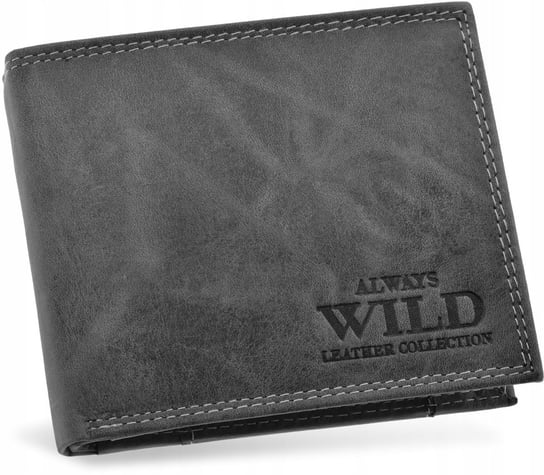 Klasyczny skórzany portfel męski skóra kolory Always Wild