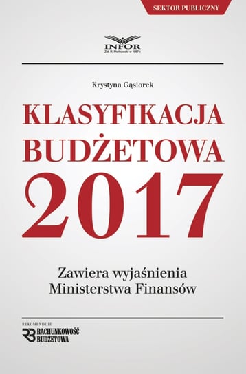 Klasyfikacja budżetowa 2017 Gąsiorek Krystyna