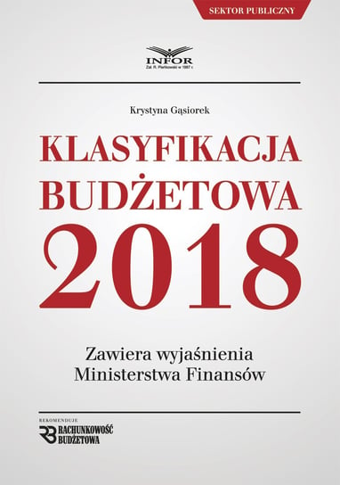 Klasyfikacja budżetowa 2018 Gąsiorek Krystyna
