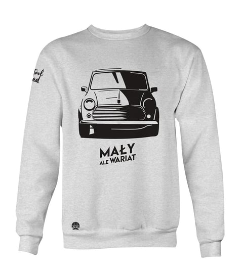 Klasykami, Bluza męska, MINI Morris 'Mały ale Wariat', rozmiar S KLASYKAMI