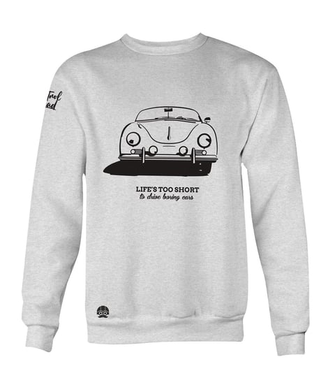 Klasykami, Bluza męska, Porsche 356 "Life's too short to drive boring cars", rozmiar M KLASYKAMI