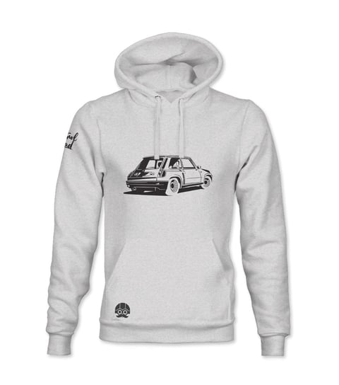 Klasykami, Bluza męska z kapturem i kieszenią, Renault 5 TURBO, rozmiar S KLASYKAMI