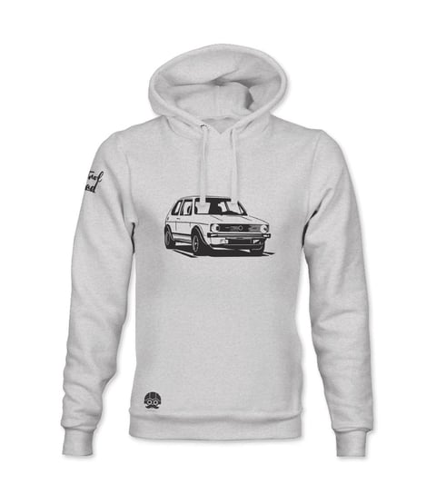 Klasykami, Bluza męska z kapturem, Volkswagen Golf GTI, rozmiar M KLASYKAMI