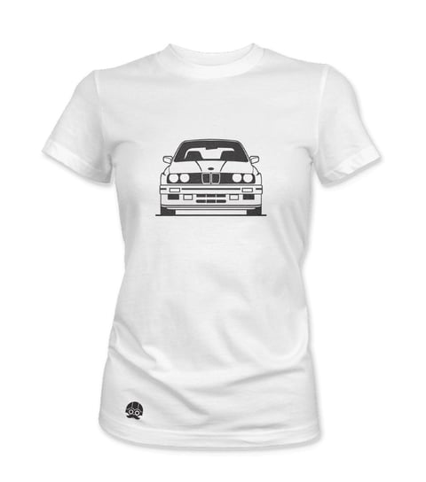 Klasykami, Koszulka damska, BMW E30 M3, rozmiar L KLASYKAMI