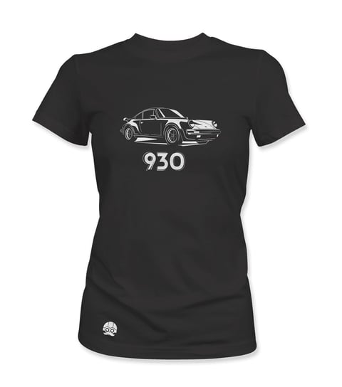 Klasykami, Koszulka damska, Porsche 911 930 TURBO, rozmiar S KLASYKAMI