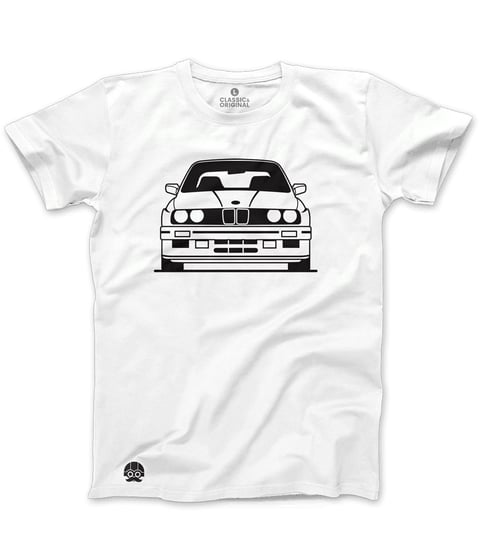 Klasykami, Koszulka męska, BMW E30 M3, rozmiar L KLASYKAMI