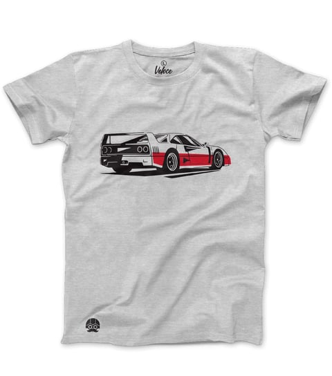 Klasykami, Koszulka męska, Ferrari F40, rozmiar L KLASYKAMI