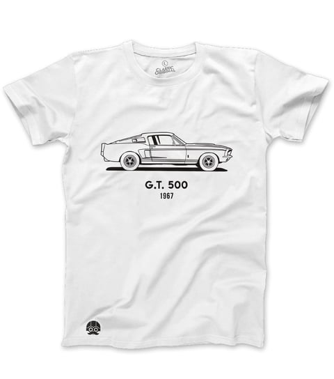 Klasykami, Koszulka męska, Ford Mustang Shelby GT500, rozmiar M KLASYKAMI