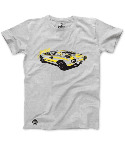 Klasykami, Koszulka męska, Lamborghini Countach LP400, rozmiar L KLASYKAMI