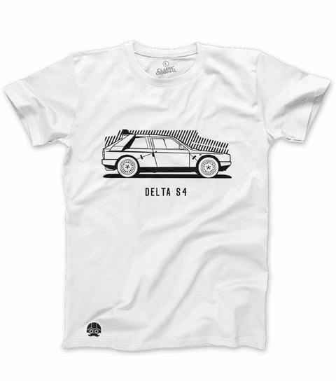 Klasykami, Koszulka męska, Lancia Delta S4 'Grupa B', rozmiar L KLASYKAMI