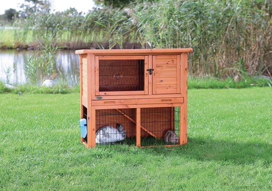 Klatka dla królików 'Natura' z ogrodzeniem, 104×97×52 cm Trixie