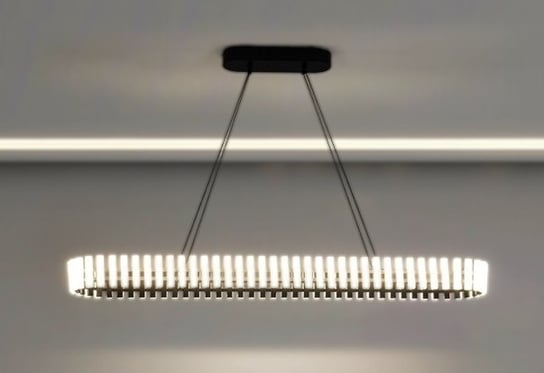 Klavia 90 Long - Nowoczesna Lampa LED do jadalni Czarny 90 cm Iluminar