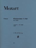 Klaviersonate G-dur KV 283 (189h) Mozart Wolfgang Amadeus