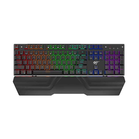 Klawiatura gamingowa mechaniczna Havit KB856L RGB z podkładką pod nadgarstki Inny producent