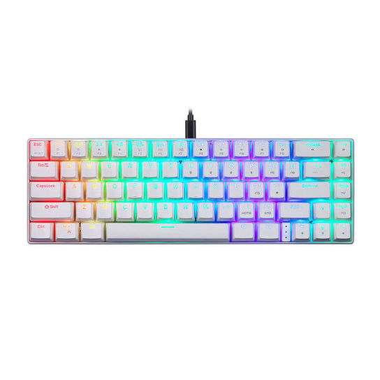 Klawiatura mechaniczna Motospeed CK67 RGB (biała) Inny producent