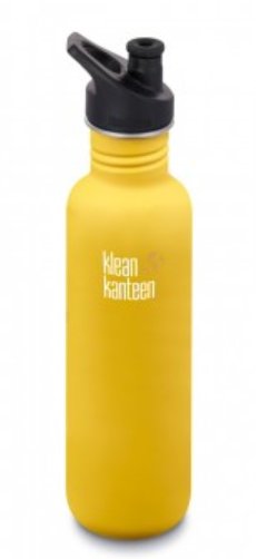 Klean Kanteen, Butelka, Classic (Sport Cap 3.0), Lemon Curry (matt), 800 ml Klean Kanteen