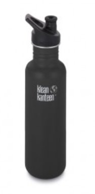 Klean Kanteen, Butelka, Classic (Sport Cap 3.0), Shale Black (matt), 800 ml Klean Kanteen