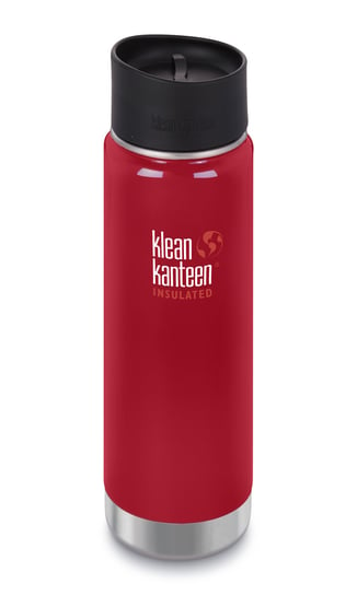 Klean Kanteen, Butelka turystyczna, Wide Vacuum Insulated (mit Café Cap 2.0) 20oz, czerwony, 532 ml Klean Kanteen