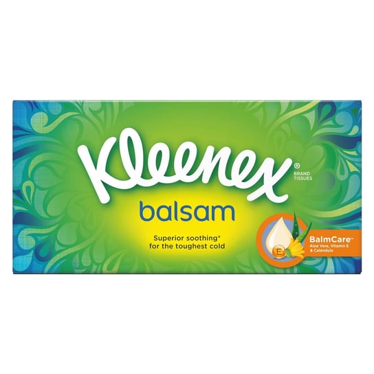 Kleenex, Chusteczki higieniczne balsam box, 64 szt. Kleenex
